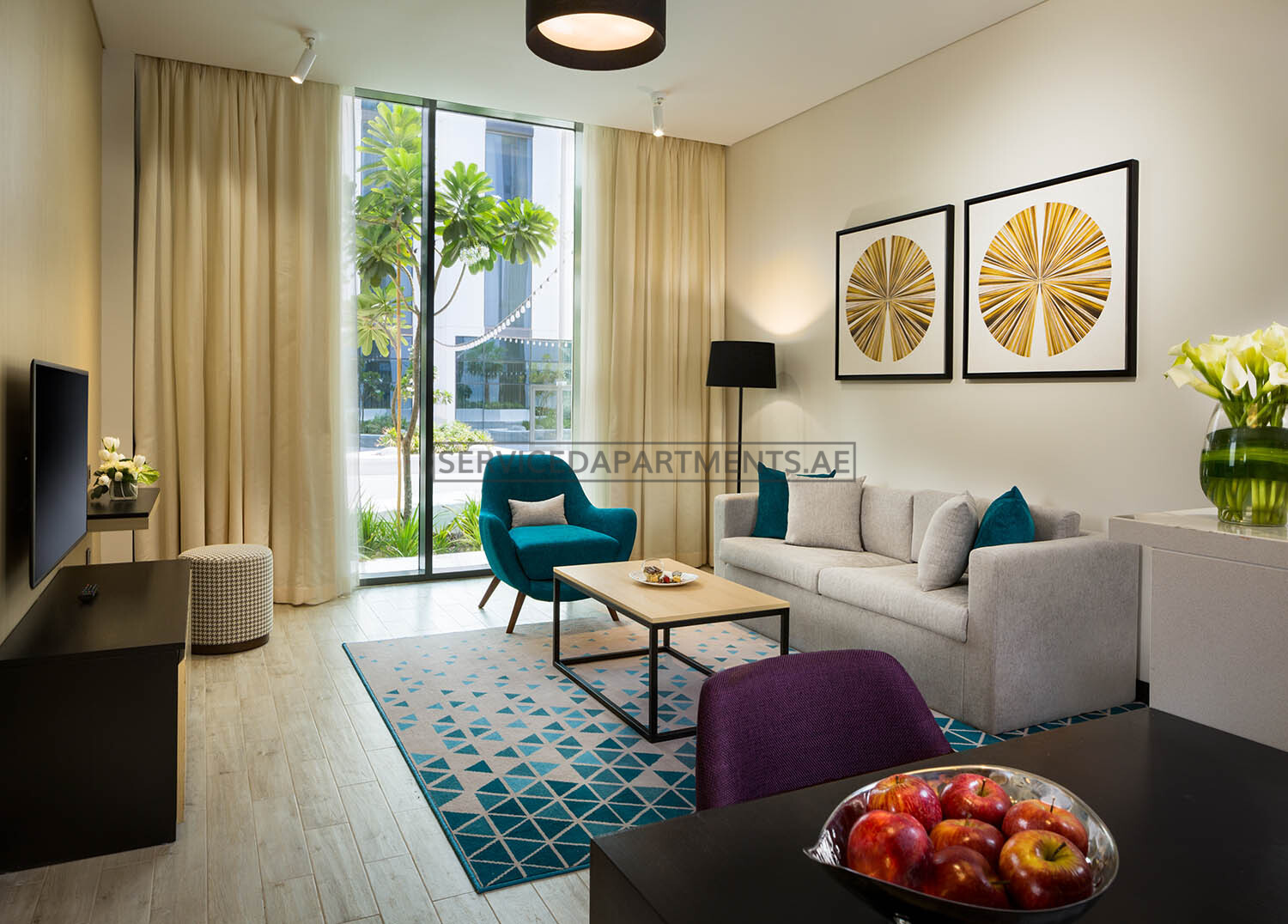 1 Bedroom Serviced Apartments for Rent at Millennium Al Barsha Dubai