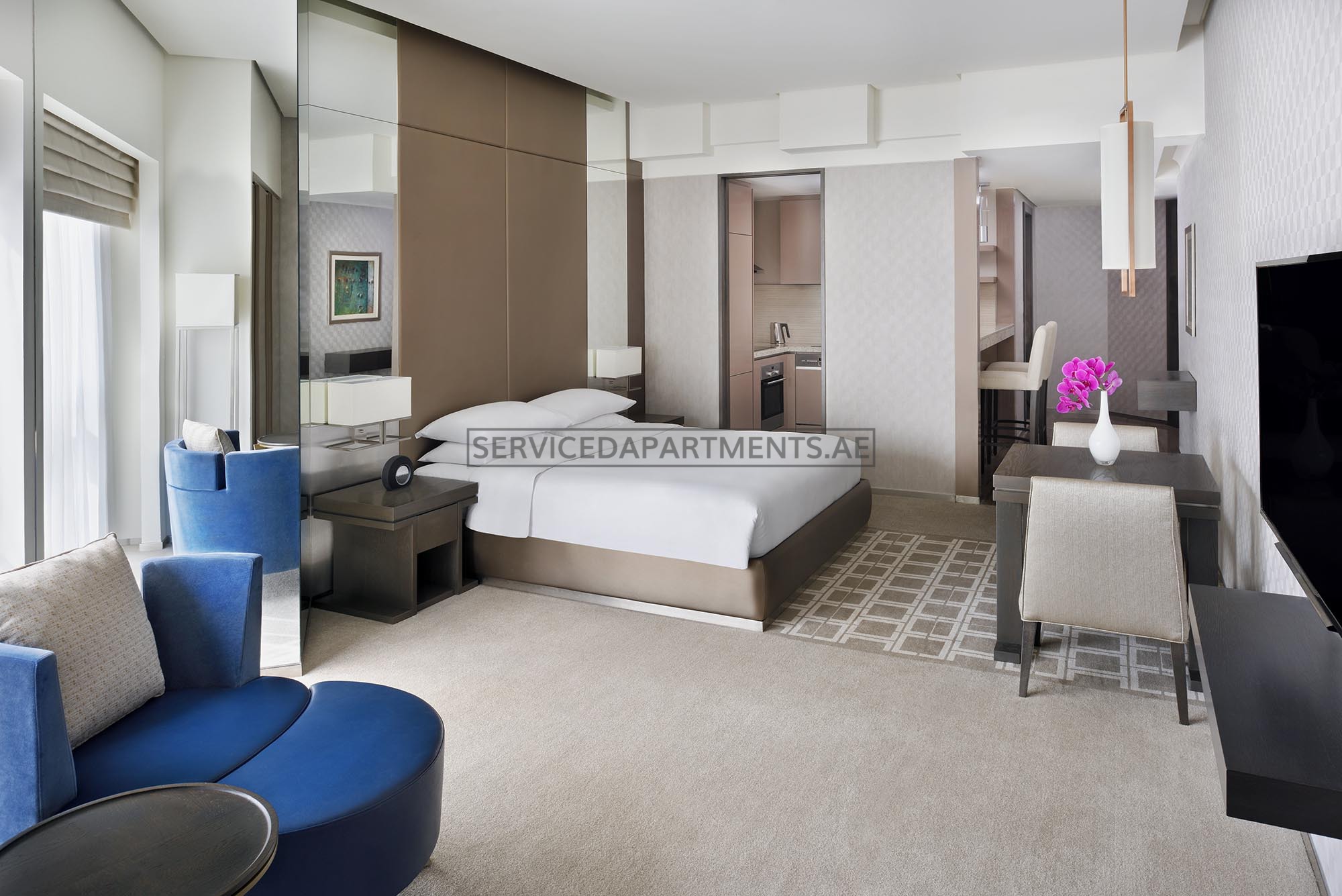 Serviced Studio Apartment For Rent At Hyatt Regency Creek Dubai